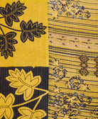 Kantha quilt throw made of recycled vintage saris