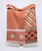 Artisan made kantha quilt throw  