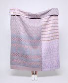 Artisan made kantha quilt throw  