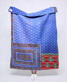 Artisan made kantha quilt throw  