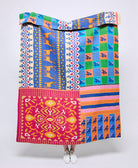 Artisan made kantha quilt throw  