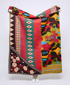Artisan made kantha quilt throw  