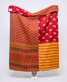 Artisan made kantha quilt throw  