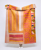 Artisan made kantha quilt throw  