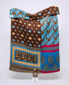 Artisan made kantha quilt throw  