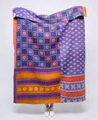 Artisan made kantha quilt throw  