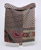 Artisan made kantha quilt throw  