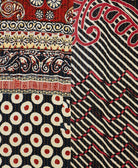 Kantha quilt throw made of recycled vintage saris