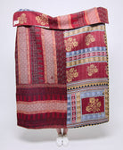Artisan made kantha quilt throw  