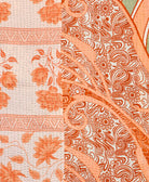 Kantha quilt throw made of recycled vintage saris