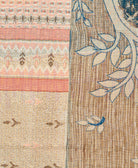 Kantha quilt throw made of recycled vintage saris