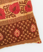 kantha embroidery on small throw pillow