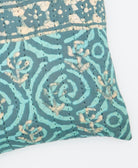 kantha embroidery on small throw pillow