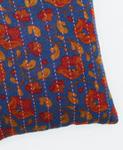 kantha embroidery on small throw pillow
