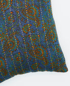 kantha embroidery on small throw pillow