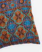 kantha embroidery on small throw pillow