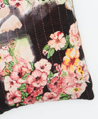 kantha embroidery on small throw pillow
