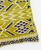 kantha embroidery on small throw pillow