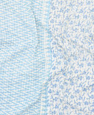 kantha blanket with kantha stitching