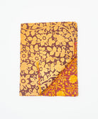 small kantha quilt handmade in India by women artisans from vintage cotton saris