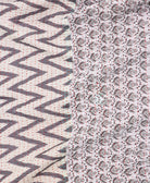 kantha blanket with kantha stitching