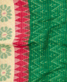 kantha blanket with kantha stitching