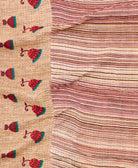kantha blanket with kantha stitching
