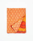 small kantha quilt handmade in India by women artisans from vintage cotton saris