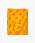 small kantha quilt handmade in India by women artisans from vintage cotton saris
