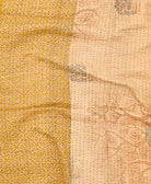 kantha blanket with kantha stitching