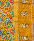 kantha blanket with kantha stitching