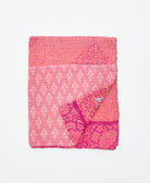 small kantha quilt handmade in India by women artisans from vintage cotton saris