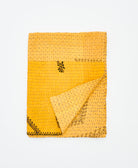 small kantha quilt handmade in India by women artisans from vintage cotton saris