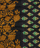 kantha blanket with kantha stitching