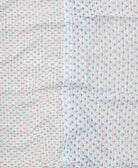 kantha blanket with kantha stitching
