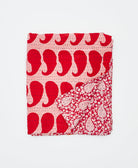 small kantha quilt handmade in India by women artisans from vintage cotton saris