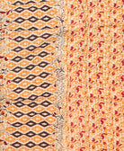 kantha blanket with kantha stitching