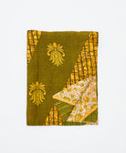 small kantha quilt handmade in India by women artisans from vintage cotton saris