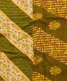 kantha blanket with kantha stitching