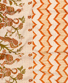 kantha blanket with kantha stitching
