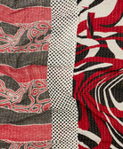 kantha blanket with kantha stitching
