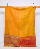 twin kantha quilt handmade in India