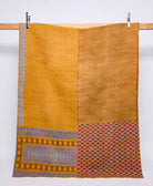 twin kantha quilt handmade in India