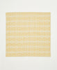 mustard yellow dotted stripe cloth napkins made from organic cotton by Anchal