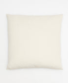 back of light blue striped throw pillow made of 100% organic cotton & non-toxic dyes