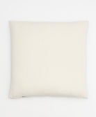 back of cobalt striped throw pillow made of 100% organic cotton twill