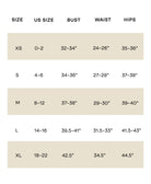 open front quilted jacket size chart