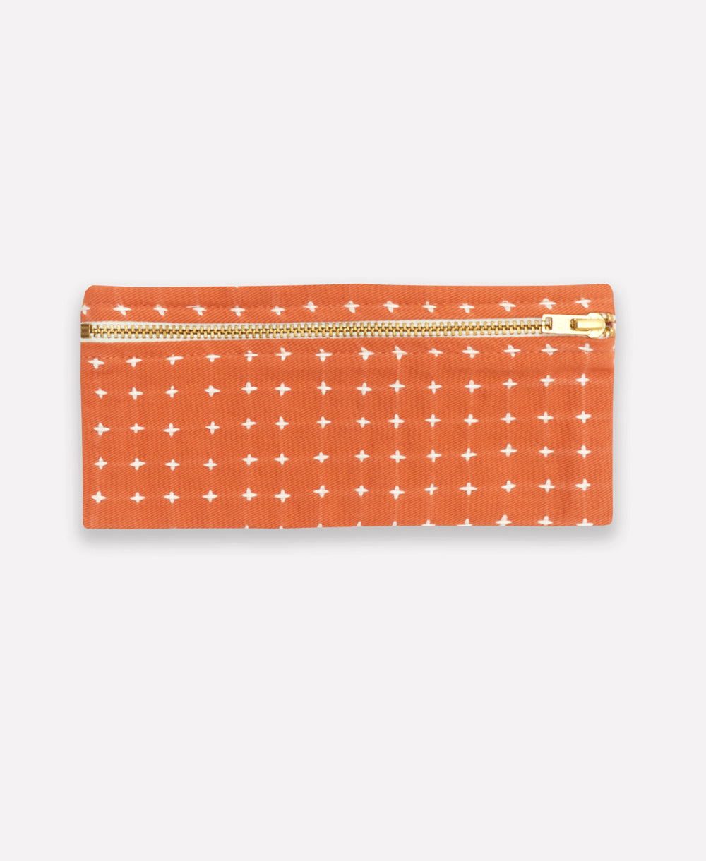 Cross-Stitch Pencil Case | Slim Pencil Pouch – Anchal Project