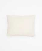 white back of cross-stitch small pillow made from 100% organic cotton twill