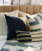 organic cotton hand-stitched throw pillow made in India by Anchal artisans